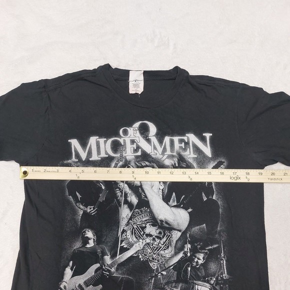 Of Mice And Men, Men's Size Small Short Sleeve Metal Band Tee Graphic T-Shirt - Picture 8 of 10